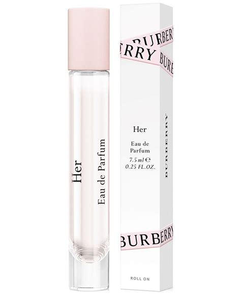 burberry her rollerball perfume.